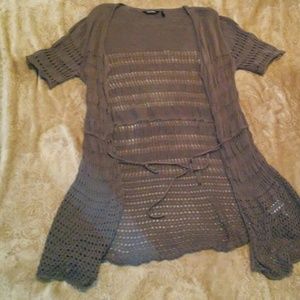 Daisy Fuentes crochet cardigan